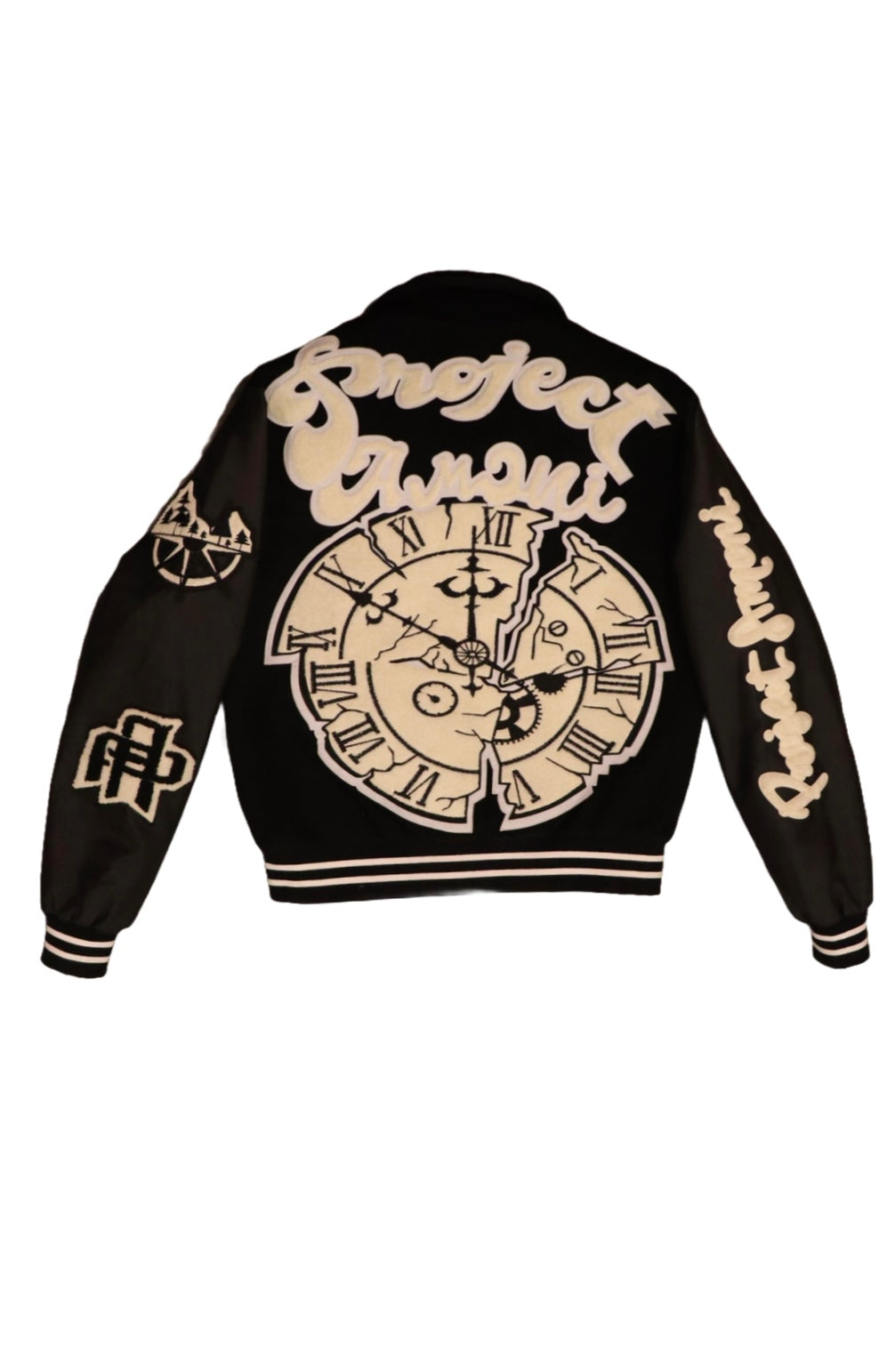 Black Obsidian Continuum Varsity jackets